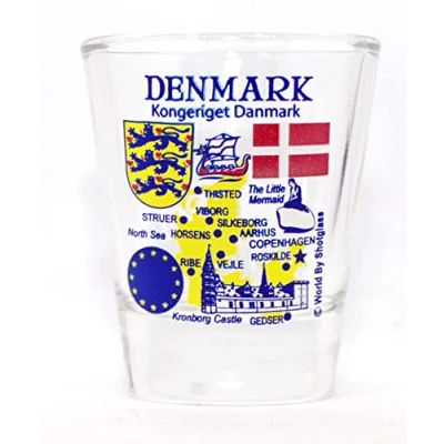 Image of Denmark EU Series Landmarks and Icons Shot Glass
