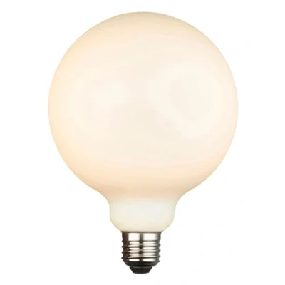 Image of ENDON 102614 Opaline 12w Filament LED Globe G125, dimmable, 3000K, E27, 1400lm, opal