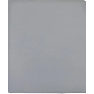 Image of vidaXL Jersey Fitted Sheet Grey 180x200 cm Cotton