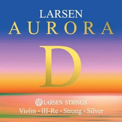Image of Larsen Aurora Violin Strings D Silver 4/4 Strong