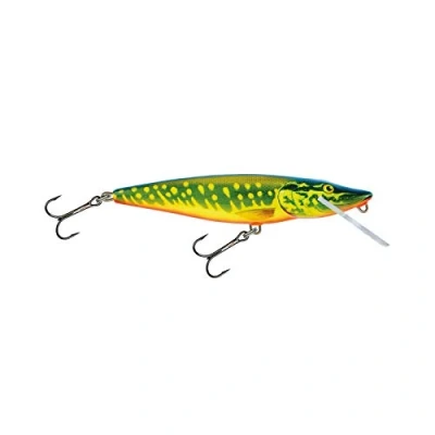 Image of Salmo pike wobbler; bait for Pike, perch, lure, barschwobbler, Hot 11cm / 15g schwimmend 0.5 1.0m