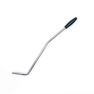Image of Alnicov 5mm Tremolo Arm Thread for ST Squier Electric Guitar Chrome with Black Tip