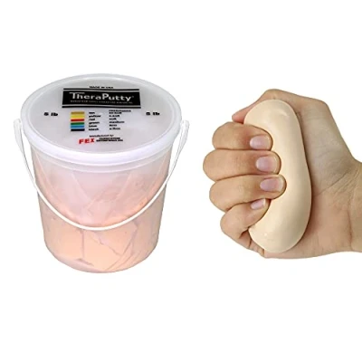 Image of CanDo TheraPutty Antimicrobial Therapeutic modelling clay 5 lb beige (very very light)