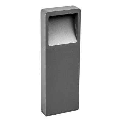 Image of Lucande LED pedestal light Leya, anthracite, aluminium, height 35cm