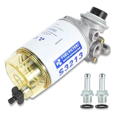 Image of Fuel Water Separator, Marine Filter Separator Complete Kit S3213 Boat Outboard Engine Parts