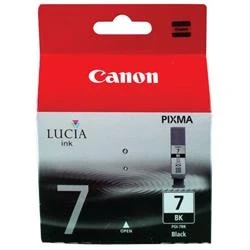 Image of Canon PGI 7 Black Ink Cartridge 2444B001