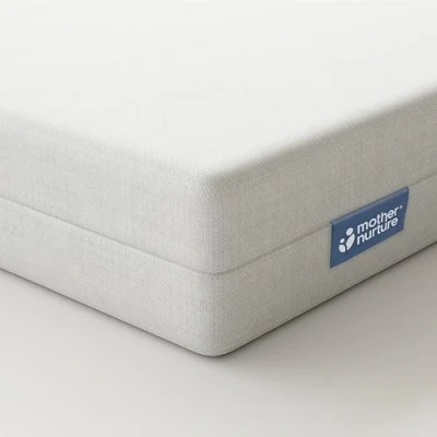 Image of Mother Nurture Classic Foam Travel Cot Mattress, White, 119 x 59 5cm