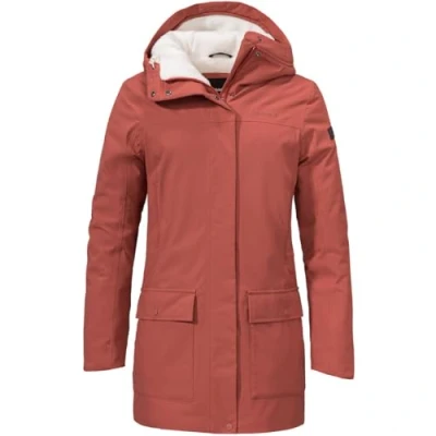 Image of Schöffel Rotterdam Women&#039;s Ins. Parka L, Burlwood, XS/S