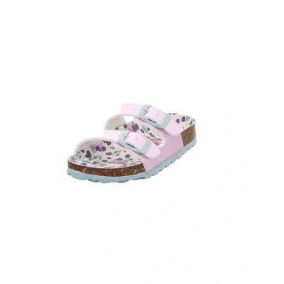 Image of Superfit Slippers for kids, Size: 6.5/7, Lila/türkis Imitation leather/ textile