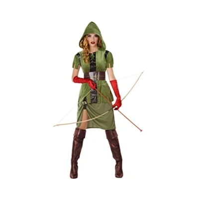Image of ATOSA 61427 Costume Archer Woman XL Green Carnival, Women