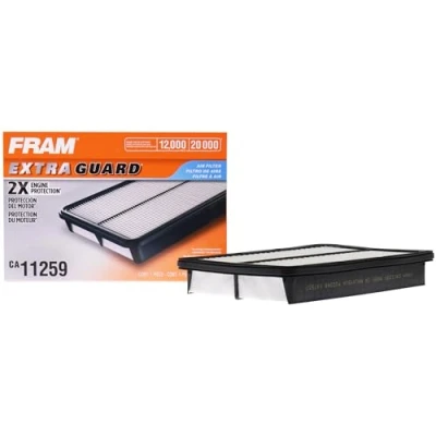 Image of FRAM Extra Guard CA11259 Replacement Engine Air Filter for Select Mazda (2.0L &amp; 2.5L) Models, Provides Up to 12 Months or 12,000 Miles Protection