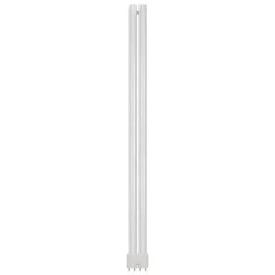 Image of Crompton Lamps LED PLL 20W 2G11 Single Turn L Type Direct to Mains (40W Equivalent) 3000K Warm White Opal 2450lm 4 Pin Push Fit Light Bulb