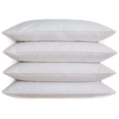Image of Luxury New White Duck Feather Cushion Pad Inner Insert 14 x 14&quot; (35 35 cm) 100% Natural Cotton Anti Dust Mite And Down Proof Cover Double Stitched Seams Non Allergenic Machine Washable FREE P&amp;P