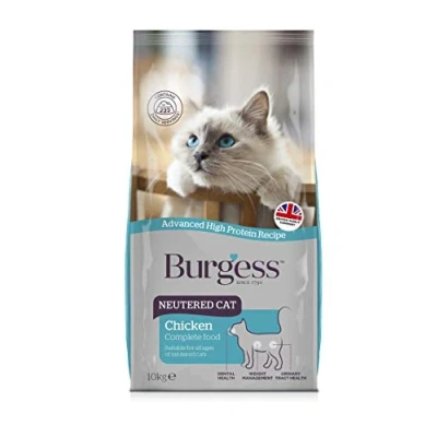 Image of Burgess Dry Neutered Cat Food, 10kg