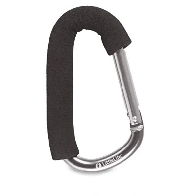 Image of LittleLife Buggy And Pushchair Karabiner To Attach Your Shopping Bags, Handbag or Change Bag Stroller, Pram Pushchair, Clip