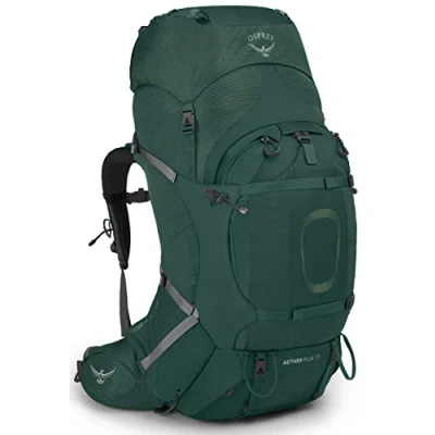 Image of Osprey Aether Plus 70, Unisex Adult Backpack, unisex_adult, 10002899, Axo Green, L XL