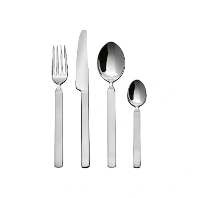 Image of Alessi Dry 4180S24 Design Cutlery Set in 18/10 Stainless Steel, 24 Pieces