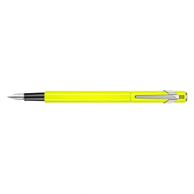 Image of Caran d ́Ache Fountain Pen Fluorescent Yellow Nib B