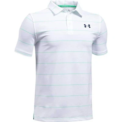 Image of Under Armour Boys Playoff Stripe Polo Shirt