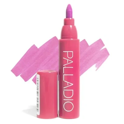 Image of Palladio Lip Stain, Hydrating and Waterproof Formula, Matte Color Look, Longlasting All Day Wear Color, Smudge Proof Natural Finish, Precise Chisel Tip Marker, Orchid
