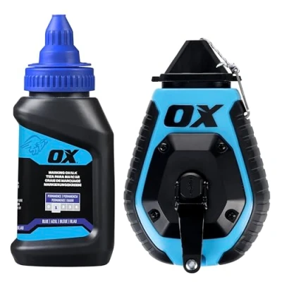 Image of OX Trade 30m/100&#039; ABS Chalk Reel w/Grip Value Pack Standard Bold Line / 6:1 Gear Ratio
