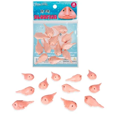 Image of Accoutrements Archie McPhee Itty Bitty Blobfish 12 Pack