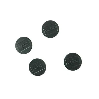 Image of Nobo Magnetic Whiteboard Magnets, 30 mm, Pack of 4, 1901448, Coloured