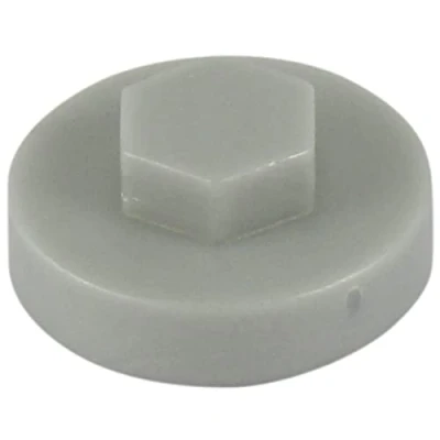 Image of TIMco 1918B25CAP Hex Cover Cap Merlin Grey (Box of 1000)