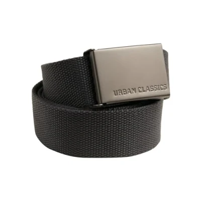 Image of Urban Classics Single Belt, Men&#039;s, Size: One Size, Charcoal