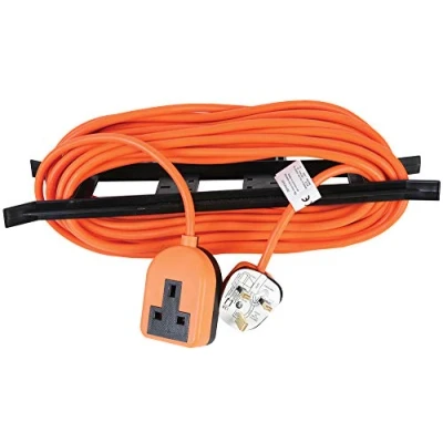 Image of PRO ELEC PELB1650 1 Gang Garden Extension Lead 15m, Orange
