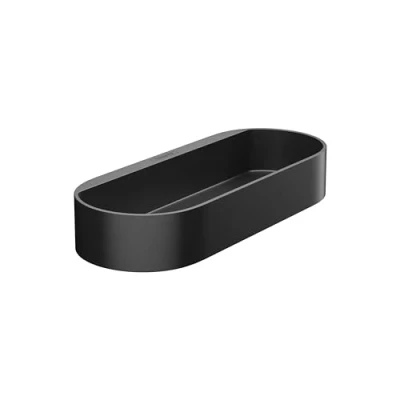 Image of Hansgrohe WallStoris Storage Basket, Bathroom Accessory, Matt Black, 27913670
