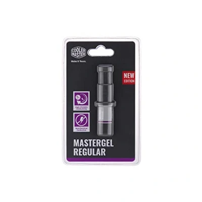 Image of Cooler Master New MasterGel Regular, High Performance Heatsink Thermal Paste, 5 W/mK Conductivity Compound for CPU and GPU Coolers, Flat Nozzle Applicator Easy Use