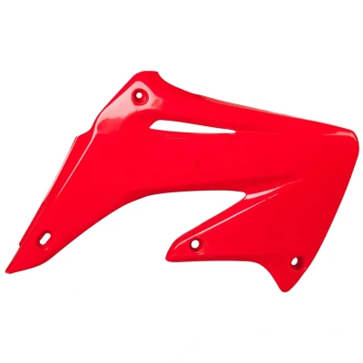 Image of Polisport Honda Radiator Scoops CR 125 250 2002 2007, Red Motocross4u
