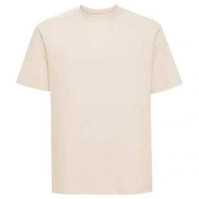 Image of Russell Athletic Mens Ringspun Cotton Classic T Shirt (Natural) Size X Large