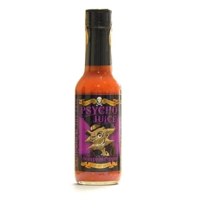 Image of Psycho Juice 70% Scorpion Pepper Hot Chilli Sauce 148ml