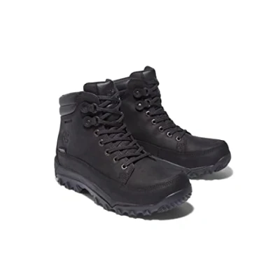 Image of Timberland Men&#039;s Rime Ridge Mid WP Sneaker, Black Nubuck_1, 7 UK