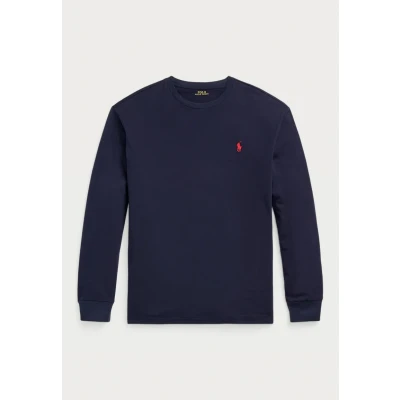 Image of Polo Ralph Lauren Classic FIT Jersey Long Sleeve T Shirt sleeved top, Men&#039;s, Size: XS, Ink