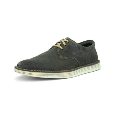 Image of Clarks Forge Vibe Mens Casual Lace Up Shoes 9.5 UK Storm Suede