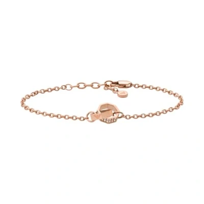 Image of Emporio Armani Tone Rose Gold Silver Bracelet for Men EGS2892221