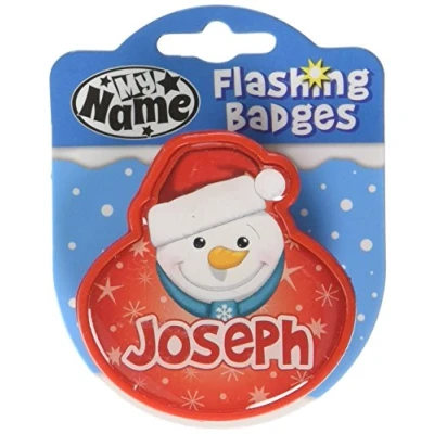 Image of John Hinde Joseph My Name Flashing Badge