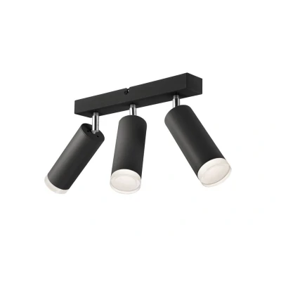 Image of Felix Adjustable Spotlight Bar Black, 3x E27