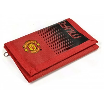 Image of Manchester United FC Official Football Fade Design Wallet (One Size) (Red/Black)
