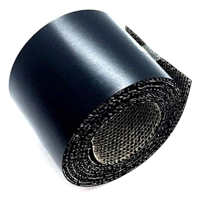 Image of 1 x Iron on Edging Satin Black 50mm 2.5m roll of pre glued Strip