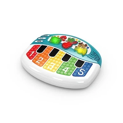 Image of Baby Einstein Discover &amp; Play Piano Musical Toy, Learn About Instruments, Numbers and Animals in 3 Languages, Age months up