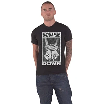 Image of System of A Down &#039;Ensnared&#039; (Black) T Shirt (x Large)