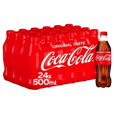 Image of Coca Cola Original Taste 24 x 500ml Bottles