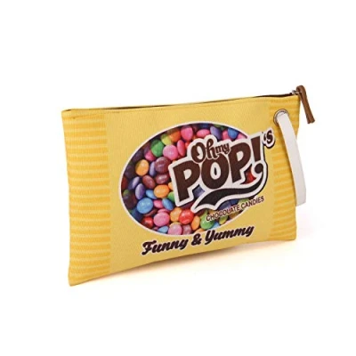 Image of Oh My Pop! Chococandy Sunny Toiletry Bag, 30 cm,Yellow