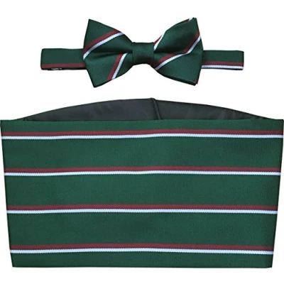 Image of Staffordshire Regiment Cummerbund Set (Includes Bow Tie &amp; Hanky)