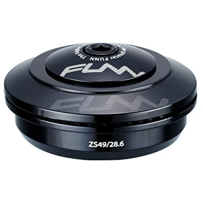 Image of Funn Descend Upper Headset ZS49/28.6, Zero Stack Angular Contact Bearing Headset, Durable and Lightweight Alloy for Mountain Bike, BMX Road Bike Gravel