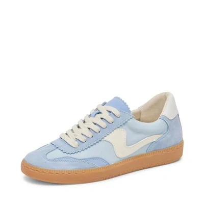 Image of Dolce Vita Women&#039;s Notice Sneaker, Blue Suede, 4.5 UK